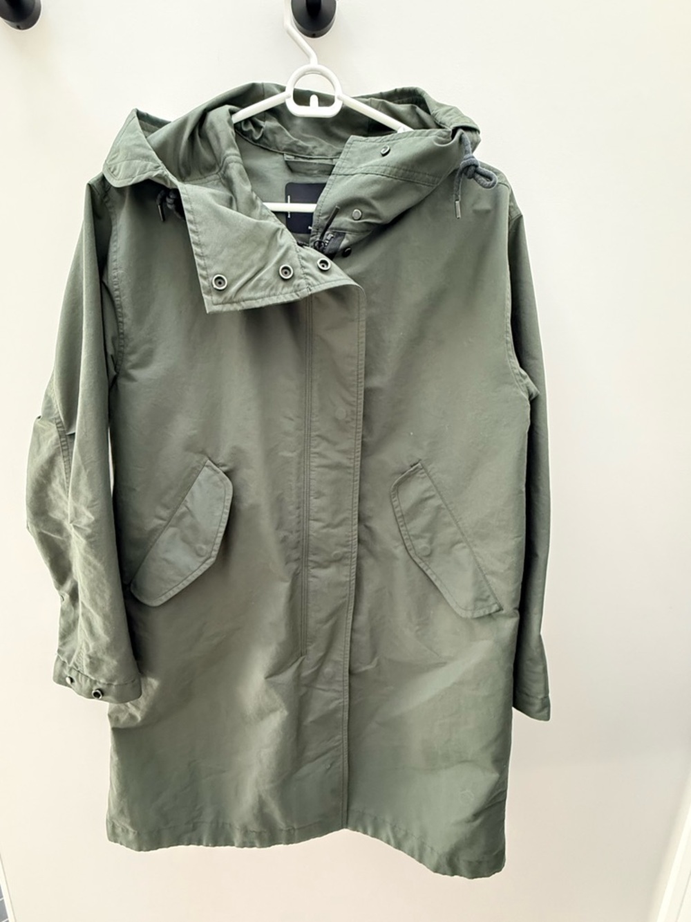 Everlane Renew Wind/Rain Anorak - Small - Green - EUC
